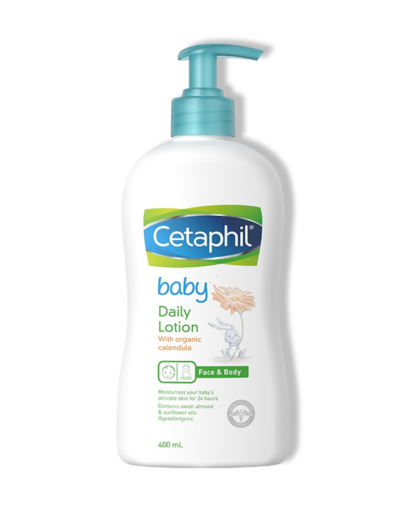 Sữa dưỡng ẩm toàn thân cho bé Cetaphil Baby Lotion Calendula (Chai 400ml)