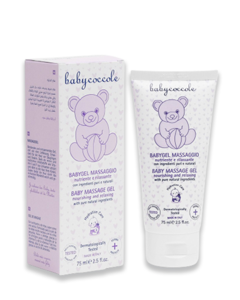 Gel massage hạnh nhân Babycoccole 0+ (Hộp 75ml)