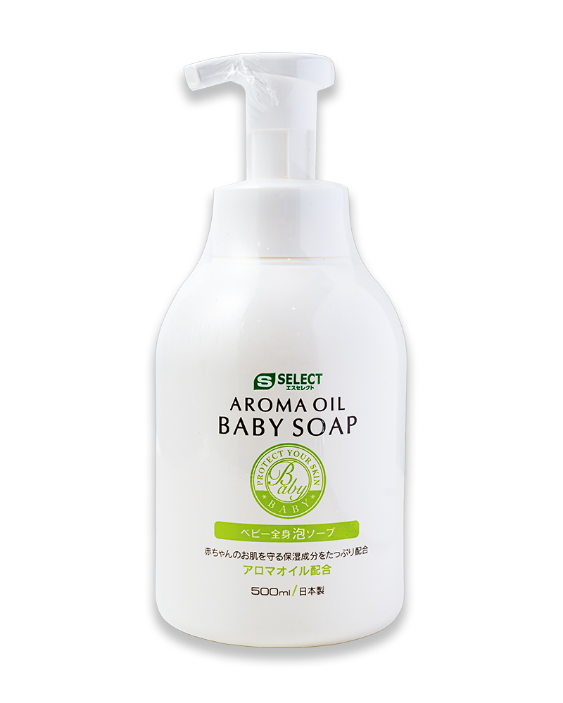 SỮA TẮM TINH DẦU THIÊN NHIÊN CHO BÉ S SELECT NHẬT BẢN (500ML)