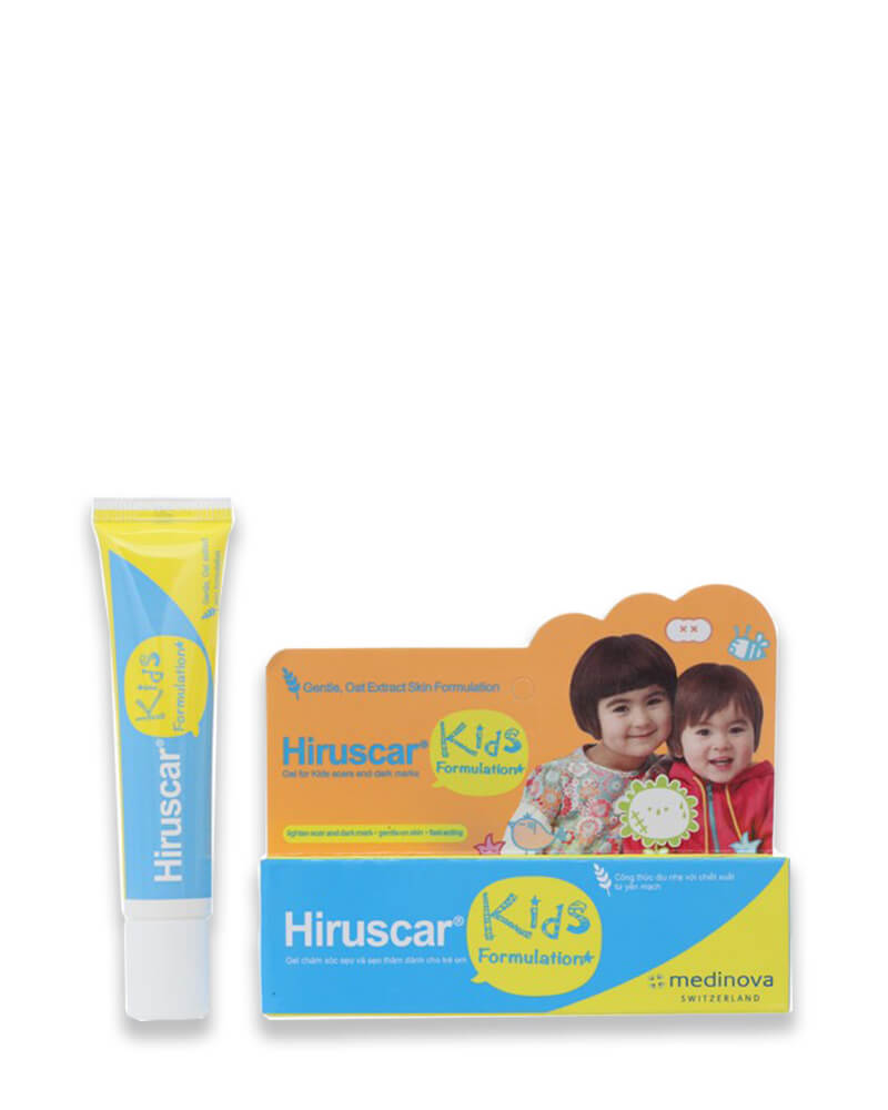 Gel cải thiện sẹo và vết thâm cho trẻ Hiruscar Kids (Tuýp 10g)