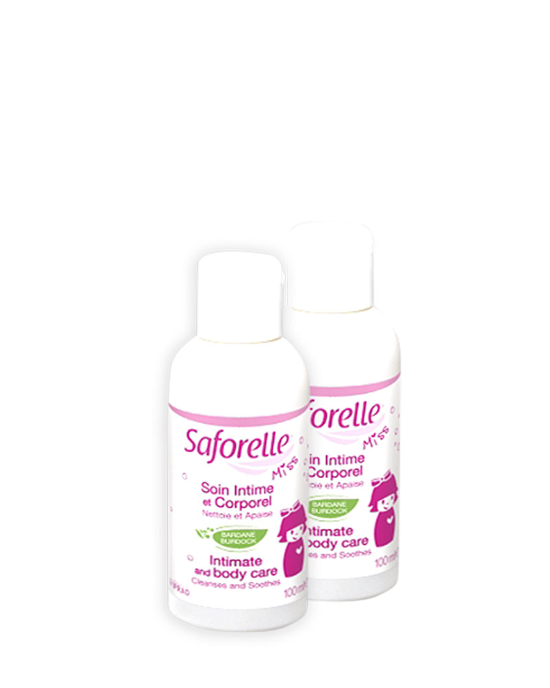 Saforelle Miss - Vệ sinh cơ thể và chăm sóc vùng kín hàng ngày cho bé gái (Chai 100ml)