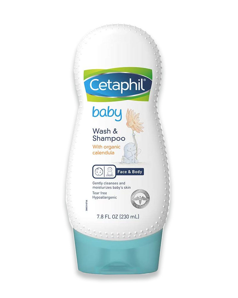 Sữa tắm gội cho bé Cetaphil baby Wash & Shampoo Calendula (Chai 230ml)