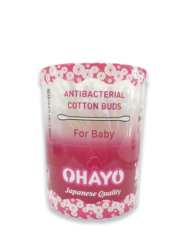 Tăm bông Ohayo Baby JP05 Nhật Bản (Hộp 180 que)